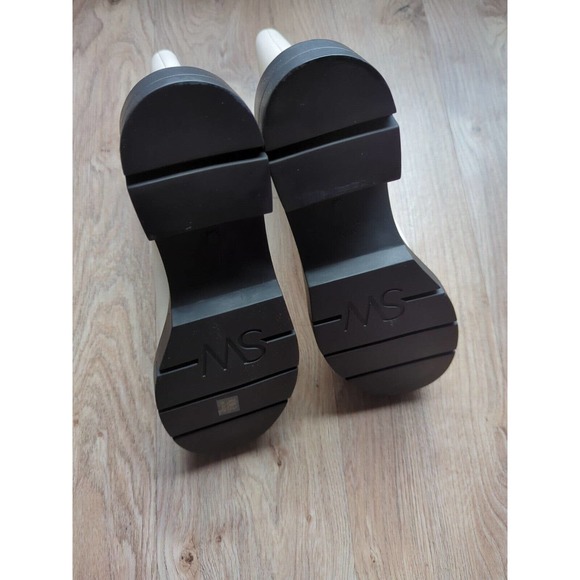 Stuart Weitzman Norah Leather Platform Chelsea Boots Womens 8 C Wide - Picture 15 of 16